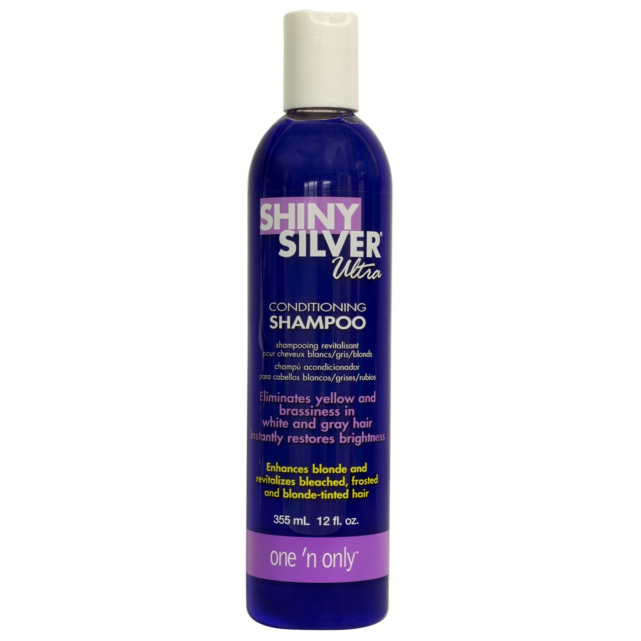 slide 1 of 1, Shiny Silver One'n Only Conditioning Shampoo, 12 fl oz