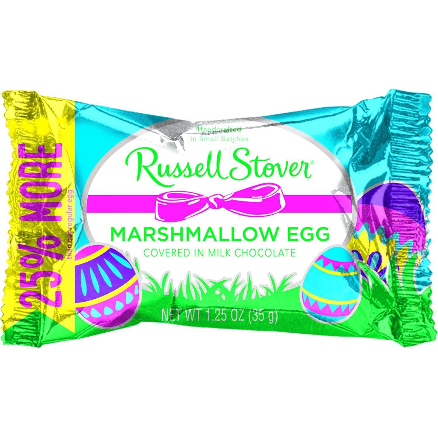 slide 1 of 3, Russell Stover Easter Marshmallow Egg, 1.25 oz