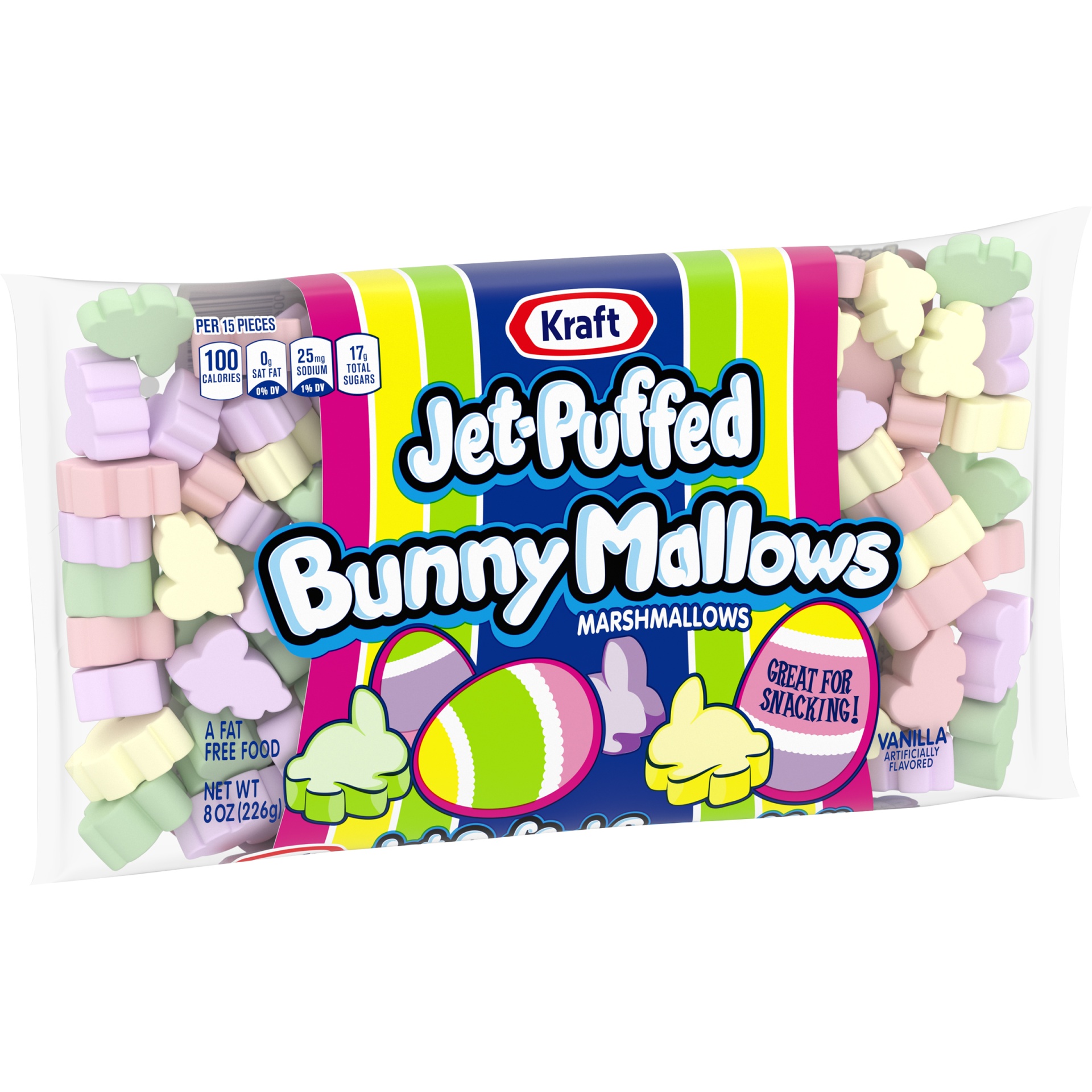 slide 2 of 6, Jet-Puffed Bunny Marshmallows 8 oz Bag, 8 oz