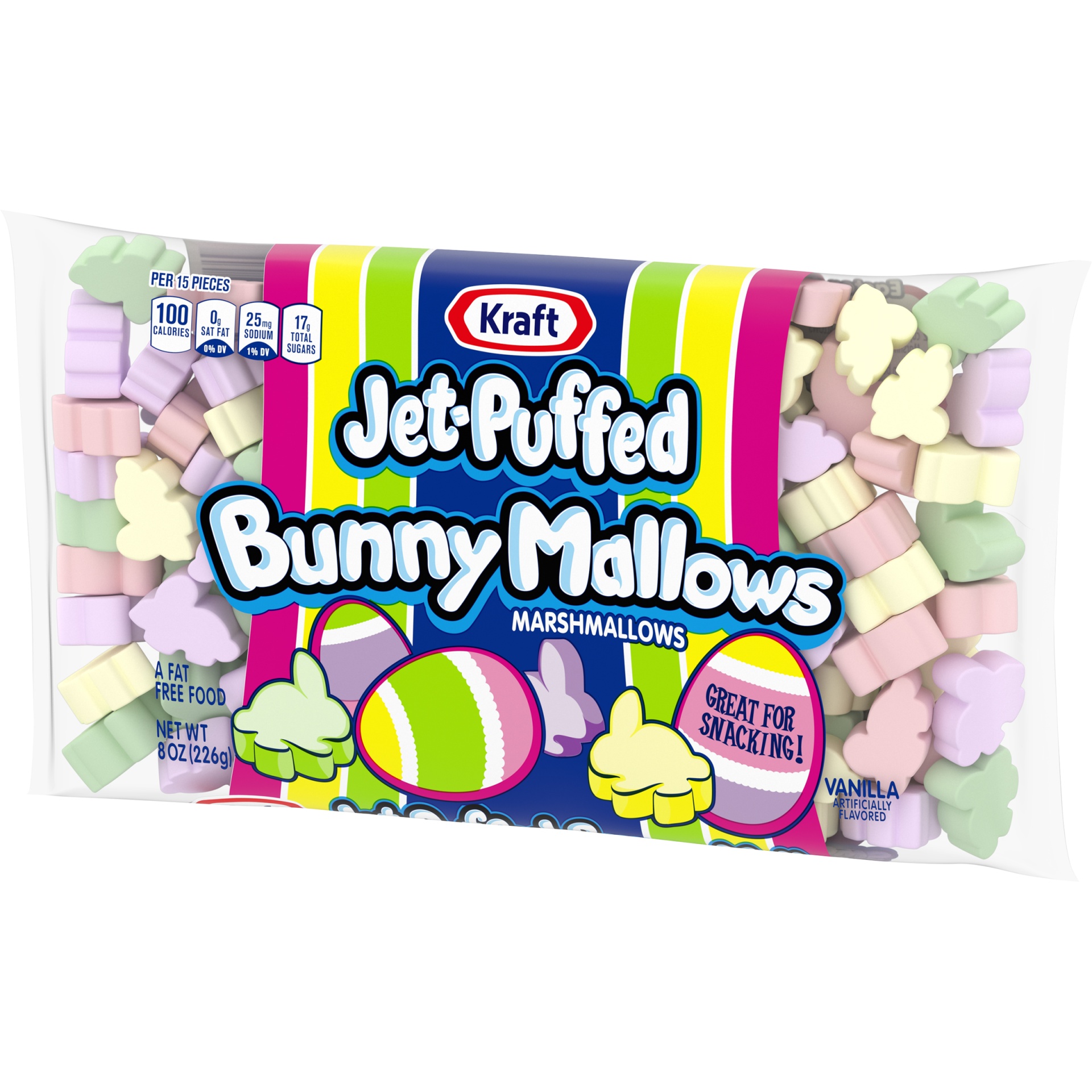 slide 3 of 6, Jet-Puffed Bunny Marshmallows 8 oz Bag, 8 oz