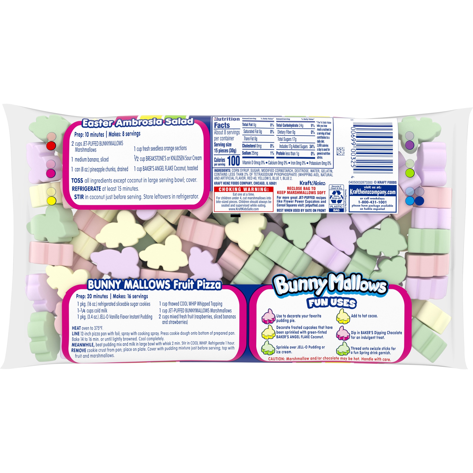 slide 4 of 6, Jet-Puffed Bunny Marshmallows 8 oz Bag, 8 oz