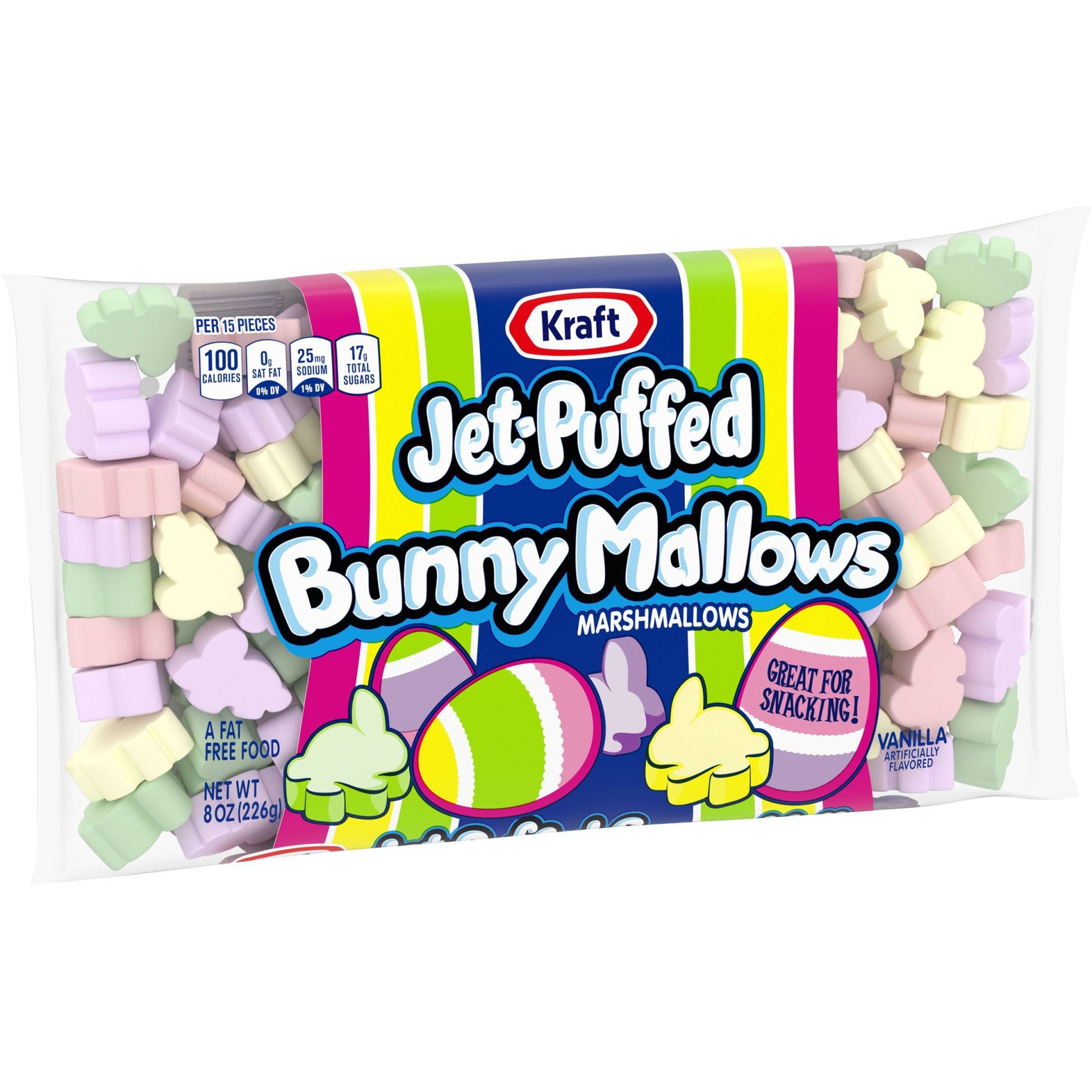 slide 1 of 6, Jet-Puffed Bunny Marshmallows 8 oz Bag, 8 oz