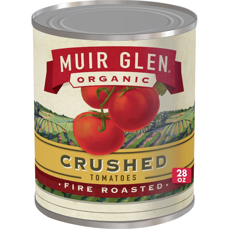 slide 1 of 9, Muir Glen Fire Roasted Crushed - 28oz, 28 oz