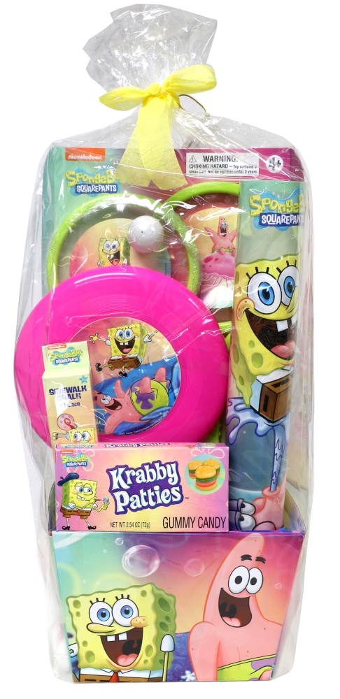 slide 1 of 1, Spongebob Easter Basket, 1 ct