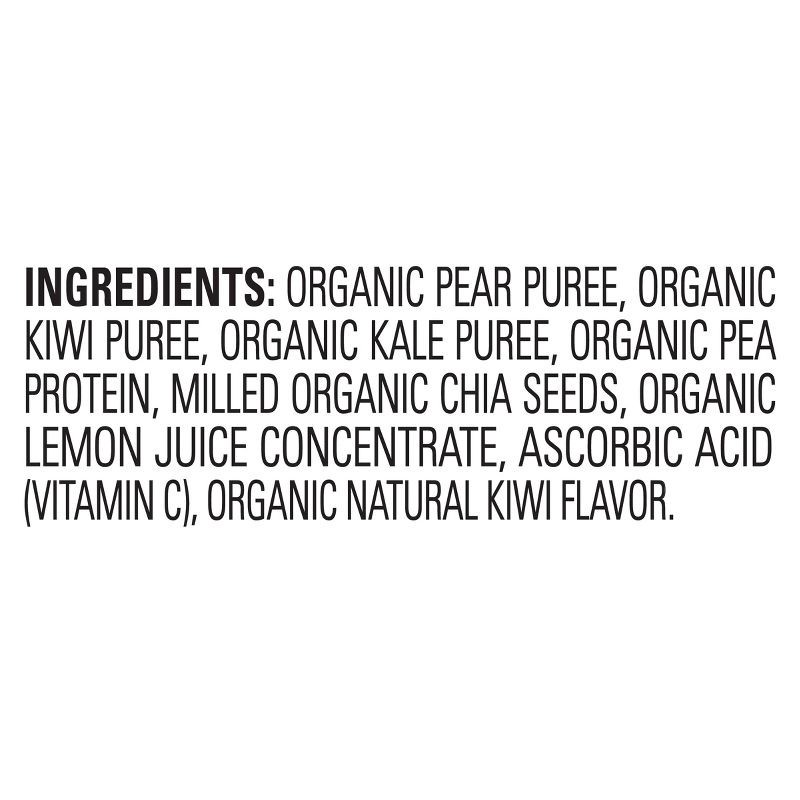 slide 4 of 9, Happy Baby HappyTot Fiber & Protein Organic Pears Kiwi & Kale Baby Food Pouch - 4oz, 4 oz