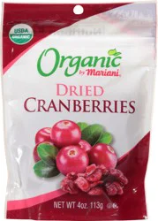 Mariani Organic Dried Cranberries 4 oz Pouch