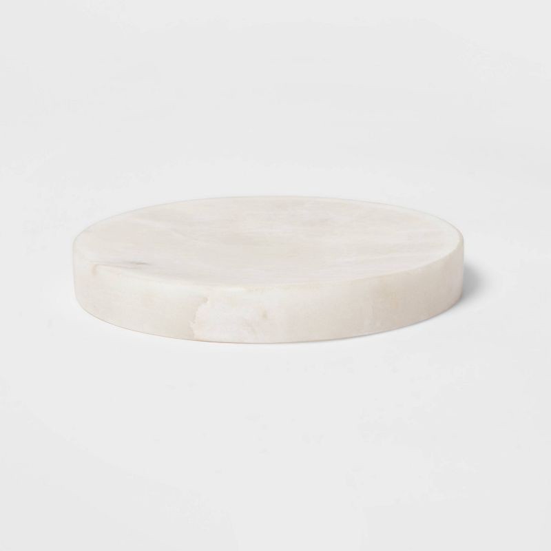 slide 1 of 3, Marble Soap Dish White - Threshold™, 1 ct