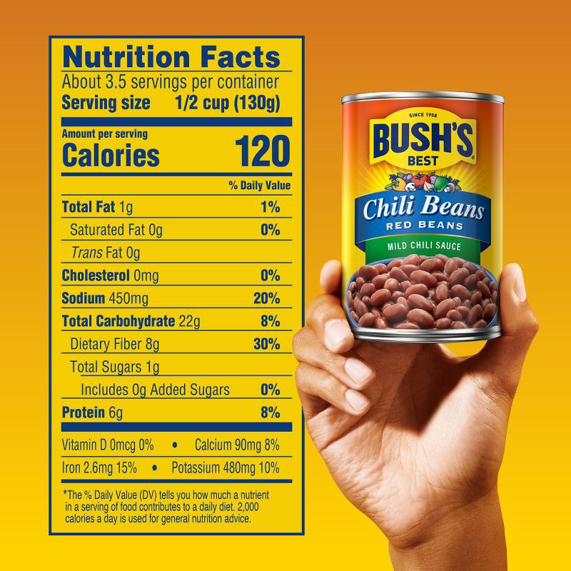 slide 2 of 9, Bush's Red Beans in Mild Chili Sauce - 16oz, 16 oz