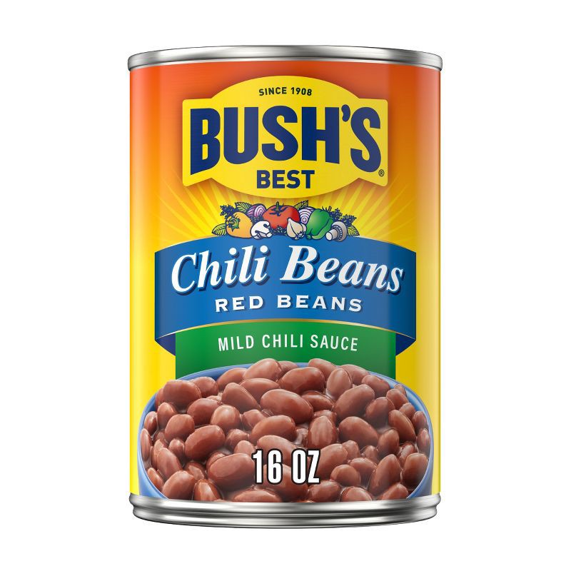 slide 1 of 9, Bush's Red Beans in Mild Chili Sauce - 16oz, 16 oz