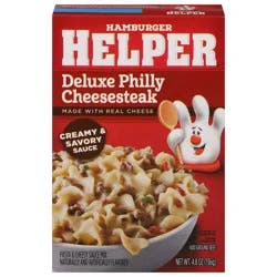 Hamburger Helper Deluxe Philly Cheesesteak Pasta & Cheesy Sauce Mix 4.8 oz