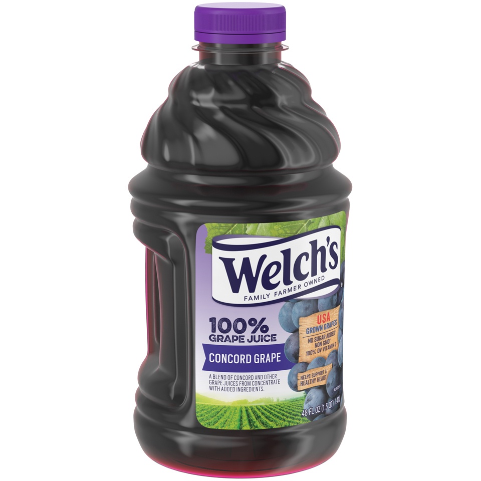 slide 3 of 5, Welch's 100% Grape Juice - 48 oz, 48 oz