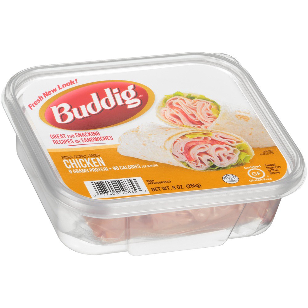 slide 5 of 8, Buddig Chicken 9 oz. Tub, 9 oz