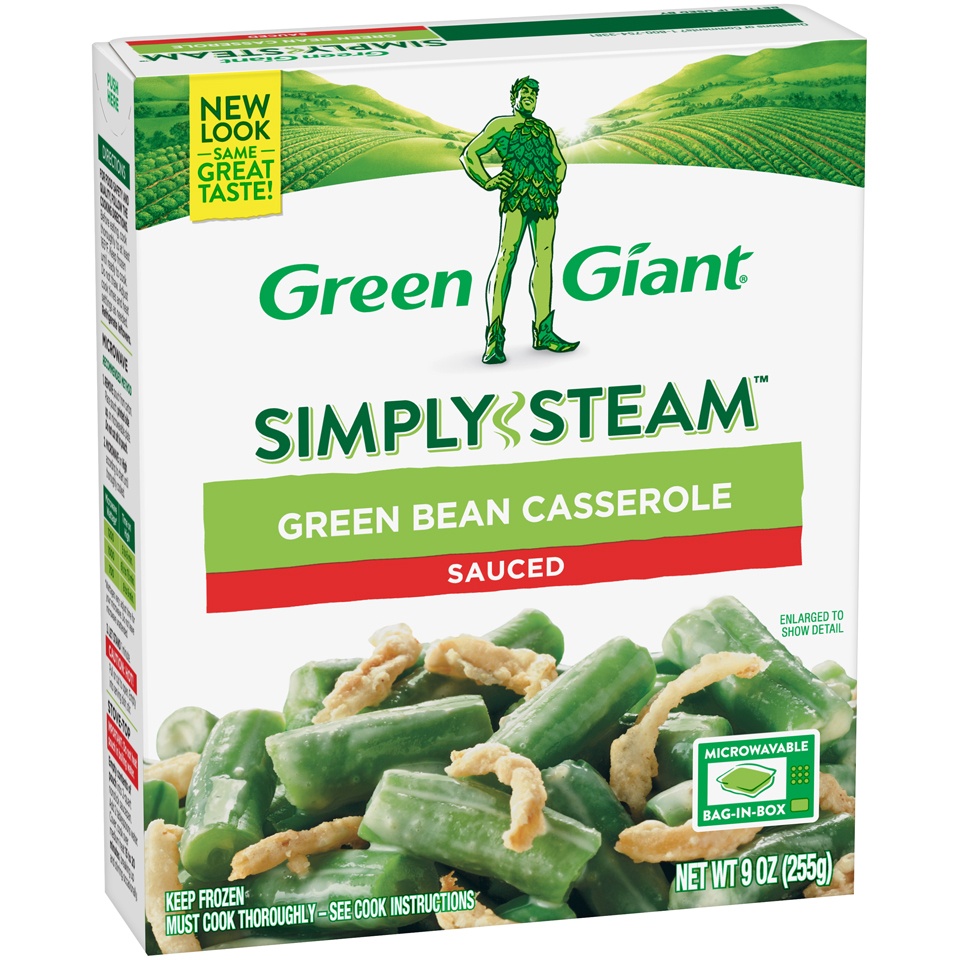 slide 2 of 8, Green Giant Steamers Green Bean Casserole Sauced, 9 oz