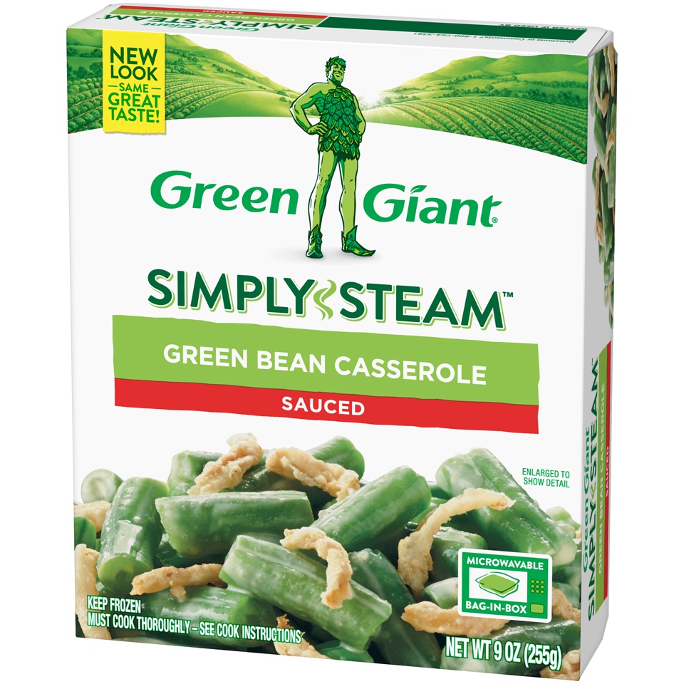 slide 3 of 8, Green Giant Steamers Green Bean Casserole Sauced, 9 oz