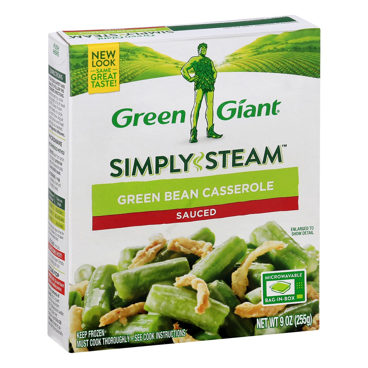 slide 11 of 12, Green Giant Simply Steam Sauced Green Bean Casserole 9 oz, 9 oz