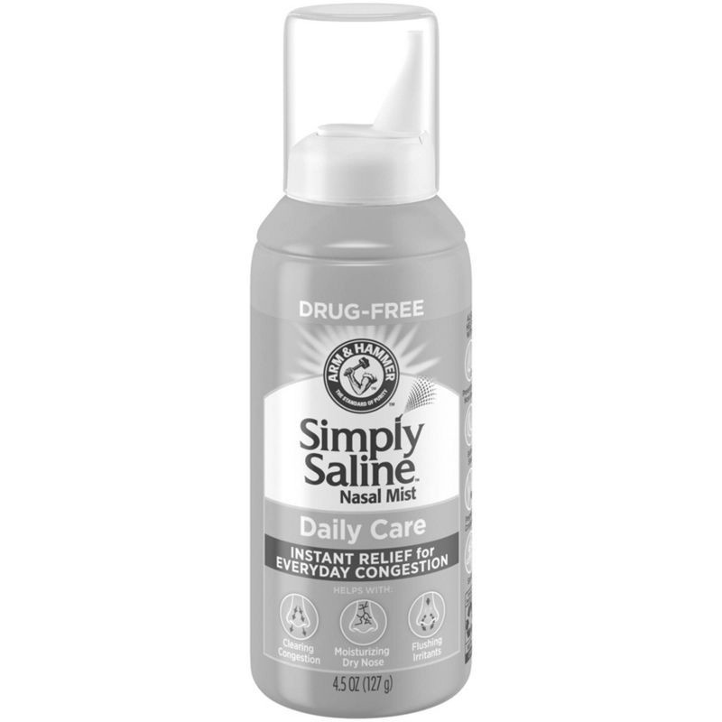 slide 13 of 16, Simply Saline Nasal Care Daily Relief Mist Spray - 4.5oz, 4.5 oz