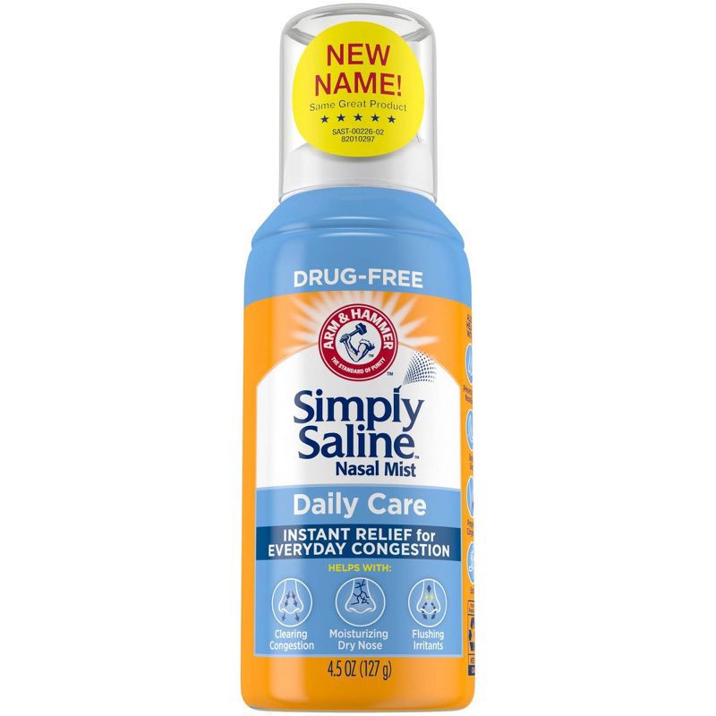 slide 15 of 16, Simply Saline Nasal Care Daily Relief Mist Spray - 4.5oz, 4.5 oz