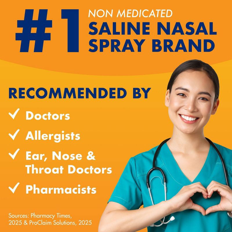 slide 8 of 10, Simply Saline Nasal Care Daily Relief Mist Spray - 4.5oz, 4.5 oz