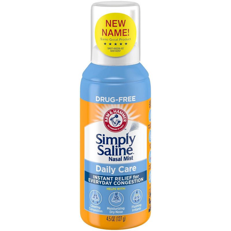 slide 9 of 16, Simply Saline Nasal Care Daily Relief Mist Spray - 4.5oz, 4.5 oz