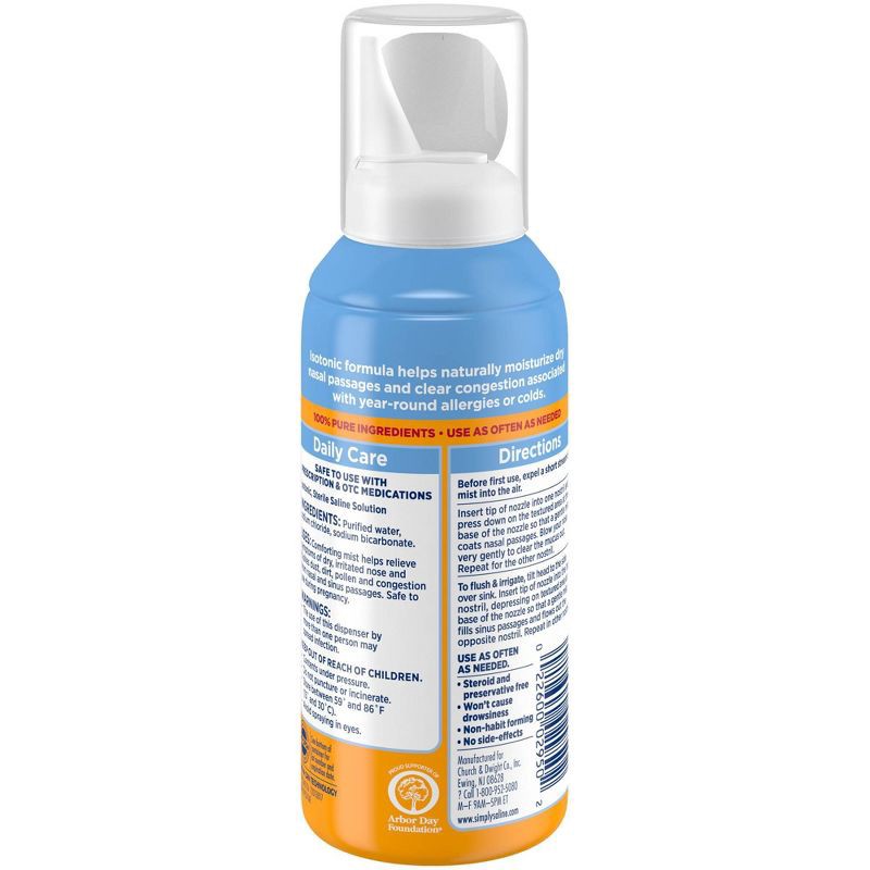 slide 11 of 16, Simply Saline Nasal Care Daily Relief Mist Spray - 4.5oz, 4.5 oz