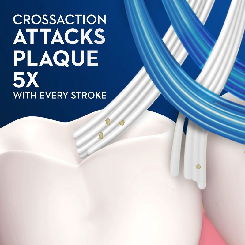 slide 12 of 15, Oral-B CrossAction All In One Toothbrush, Deep Plaque Removal, Soft - 1ct, 1 ct