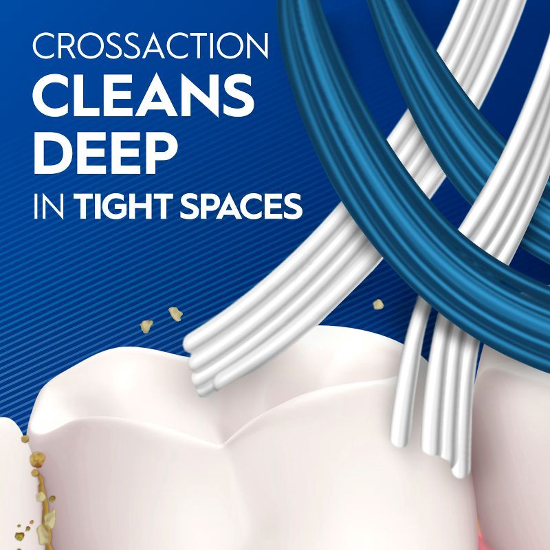 slide 4 of 9, Oral-B CrossAction All In One Toothbrush, Deep Plaque Removal, Soft - 1ct, 1 ct
