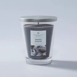 11.5oz Lidded Glass Jar Candle Snuggly Sweater - Home Scents By Chesapeake Bay Candle