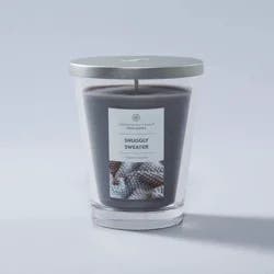 11.5oz Lidded Glass Jar Candle Snuggly Sweater - Home Scents By Chesapeake Bay Candle