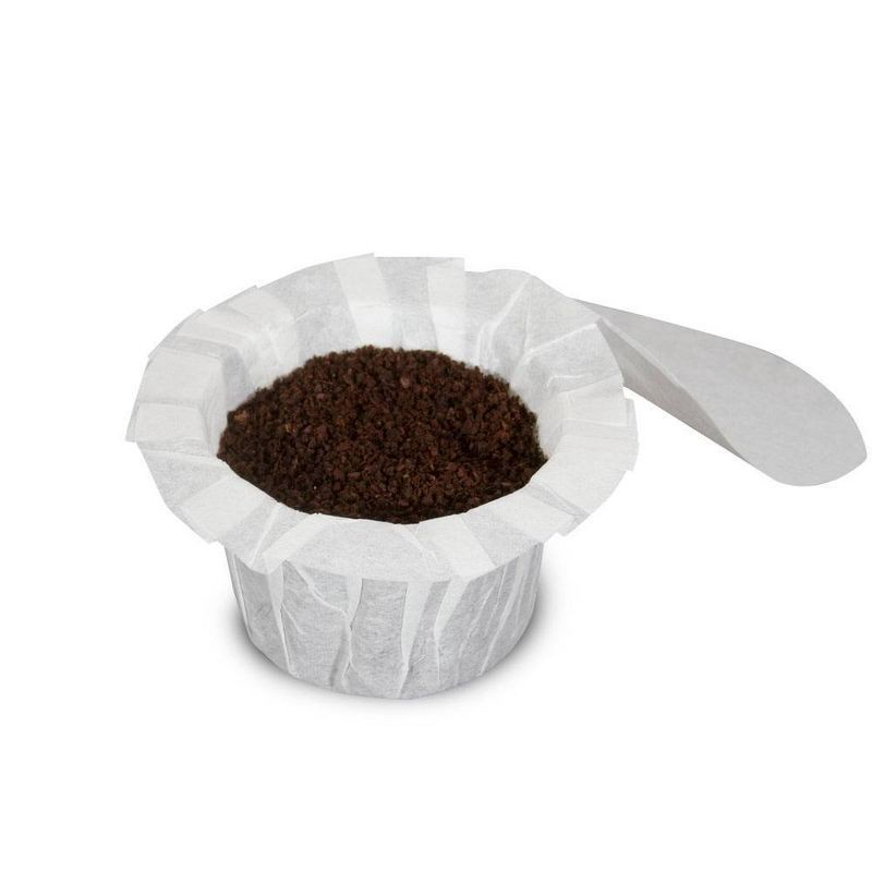 slide 2 of 4, Perfect Pod EZ-Cup 2.0 Disposable Paper Filters with Patented Lid - 50ct, 50 ct