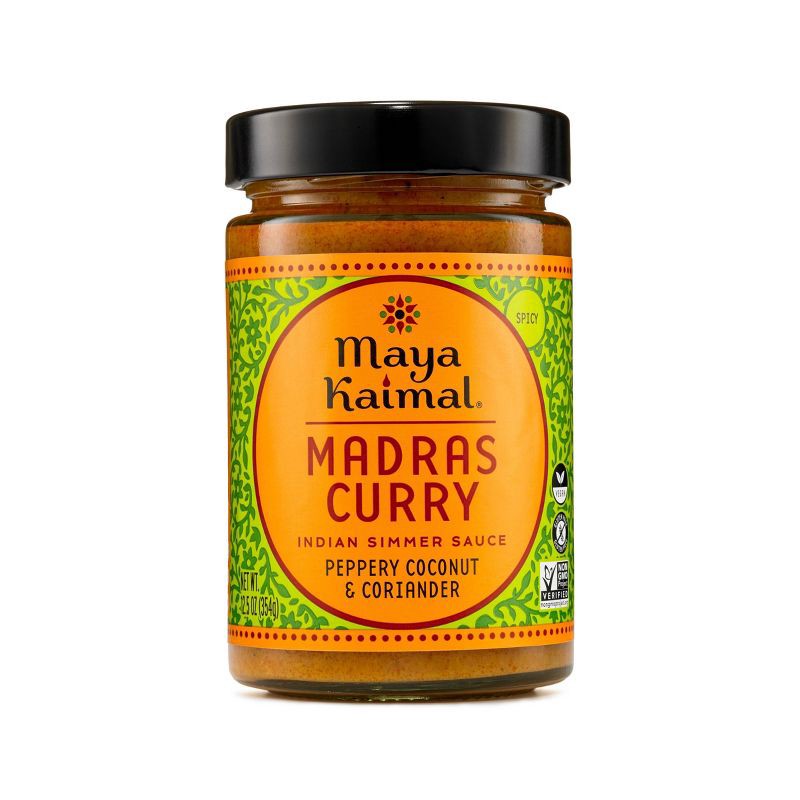 slide 1 of 5, Maya Kaimal Madras Curry Simmer Sauce -12.5oz, 12.5 oz