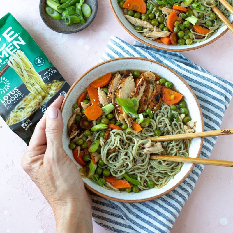 slide 4 of 5, Lotus Foods Gluten Free and Vegan Wakame Miso Soup Jade Pearl Rice Ramen - 2.8oz., 2.8 oz