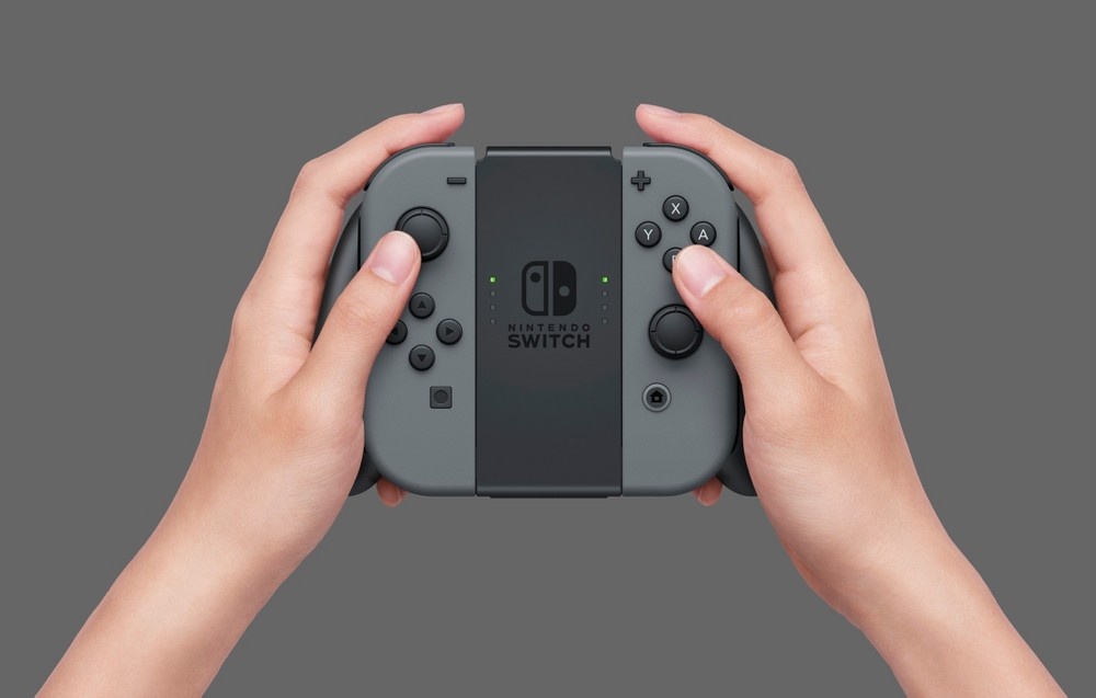 slide 7 of 8, Nintendo Switch with Gray Joy-Con, 1 ct