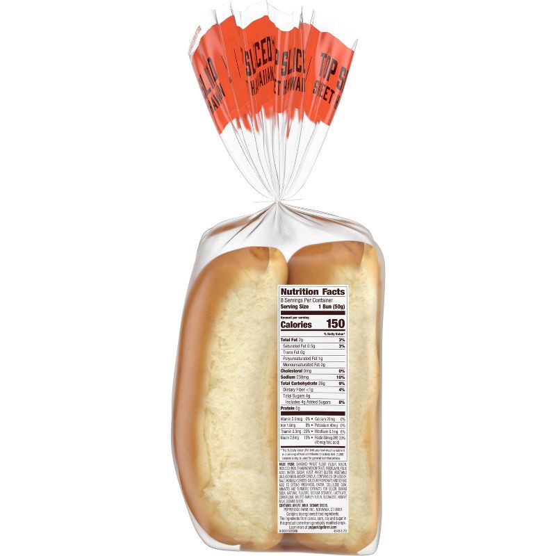slide 6 of 8, Pepperidge Farm Bakery Classics Top Sliced Sweet Hawaiian Hot Dog Buns - 14oz/8ct, 8 ct; 14 oz