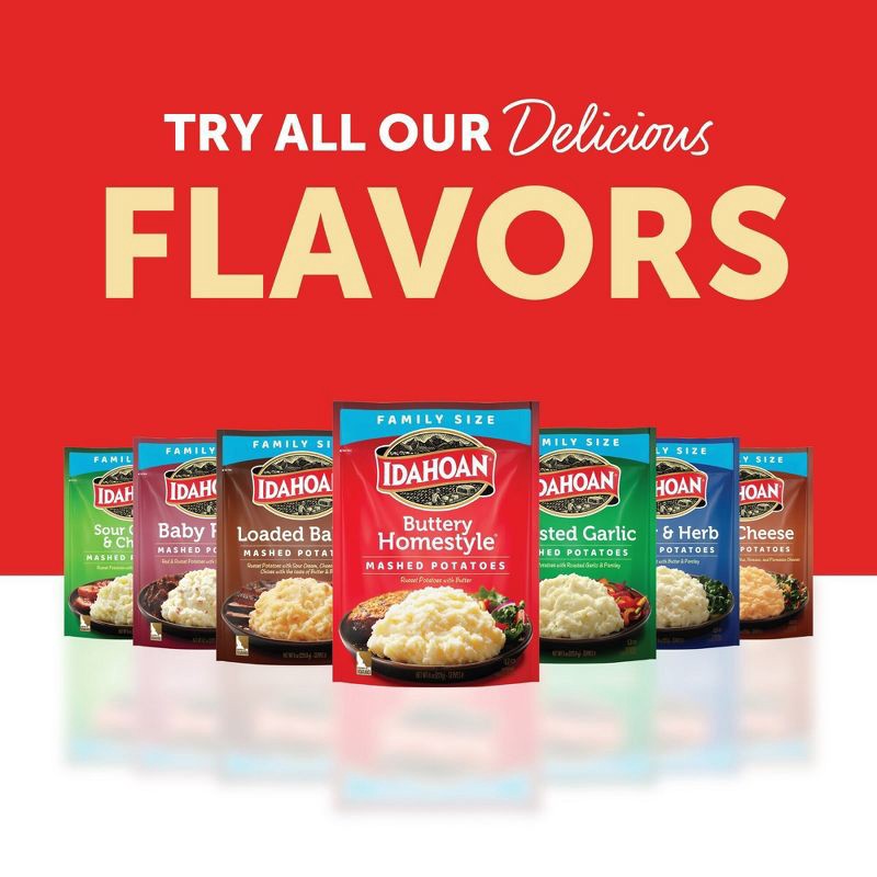 slide 10 of 10, Idahoan Gluten Free Buttery Homestyle Mash Potatoes - 8oz, 8 oz