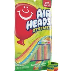Airheads Extremes Rainbow Berry Sour Chewy Candy - 4.5oz