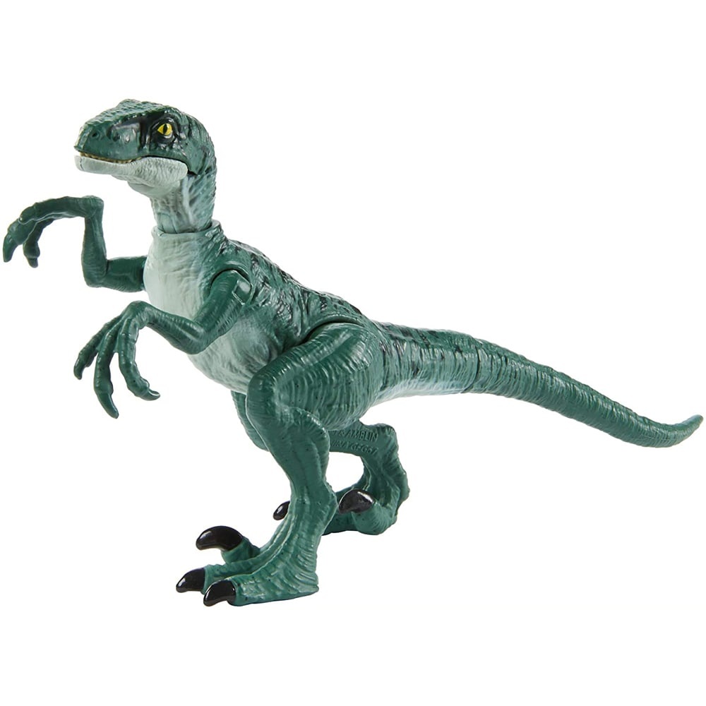 slide 1 of 1, Jurassic World Attack Velociraptor Delta Figure, 1 ct