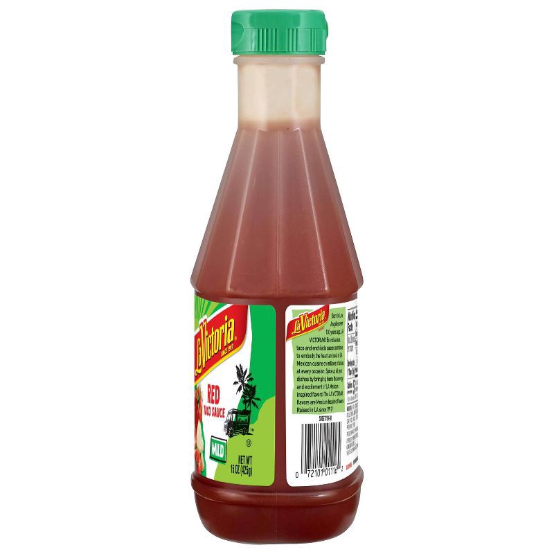 slide 3 of 8, La Victoria Red Mild Sauce 15-oz., 1 ct