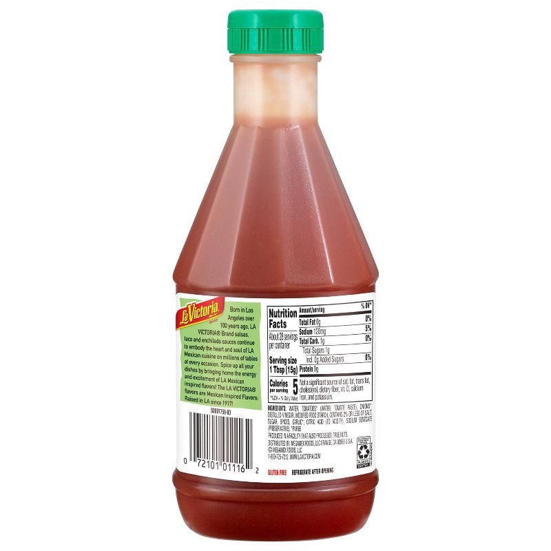 slide 4 of 8, La Victoria Red Mild Sauce 15-oz., 1 ct