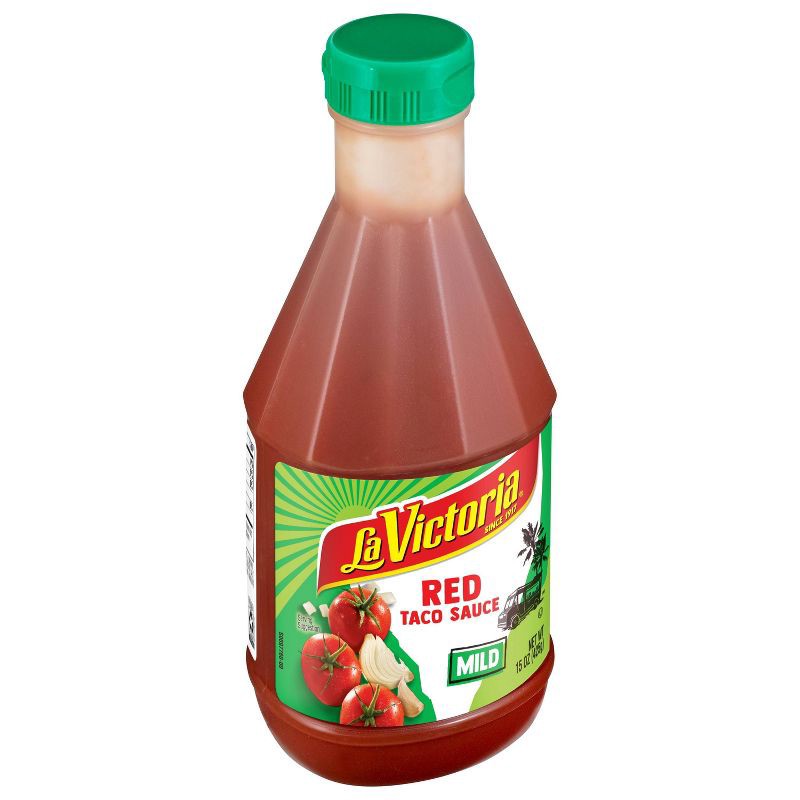 slide 1 of 8, La Victoria Red Mild Sauce 15-oz., 1 ct