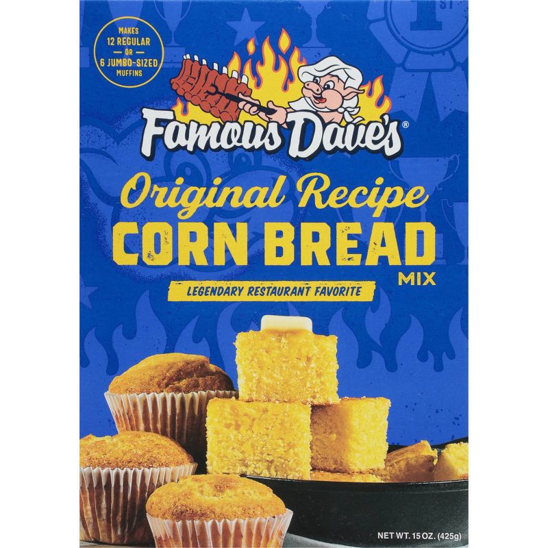 slide 1 of 4, Famous Dave's Cornbread Mix - 15oz, 15 oz