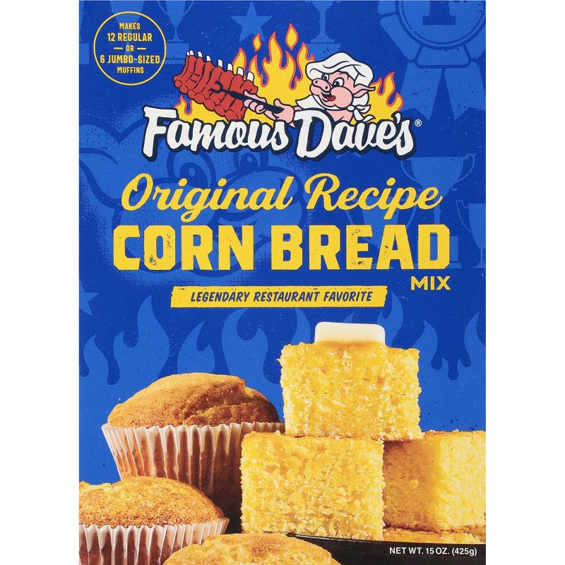 slide 1 of 6, Famous Dave's Cornbread Mix - 15oz, 15 oz