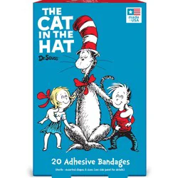 Dr Seuss Cat In The Hat Adhesive Bandages