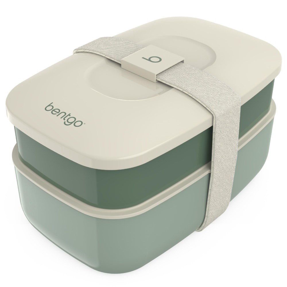 slide 2 of 3, Bentgo Classic On-The-Go Food Container - Khaki Green, 1 ct