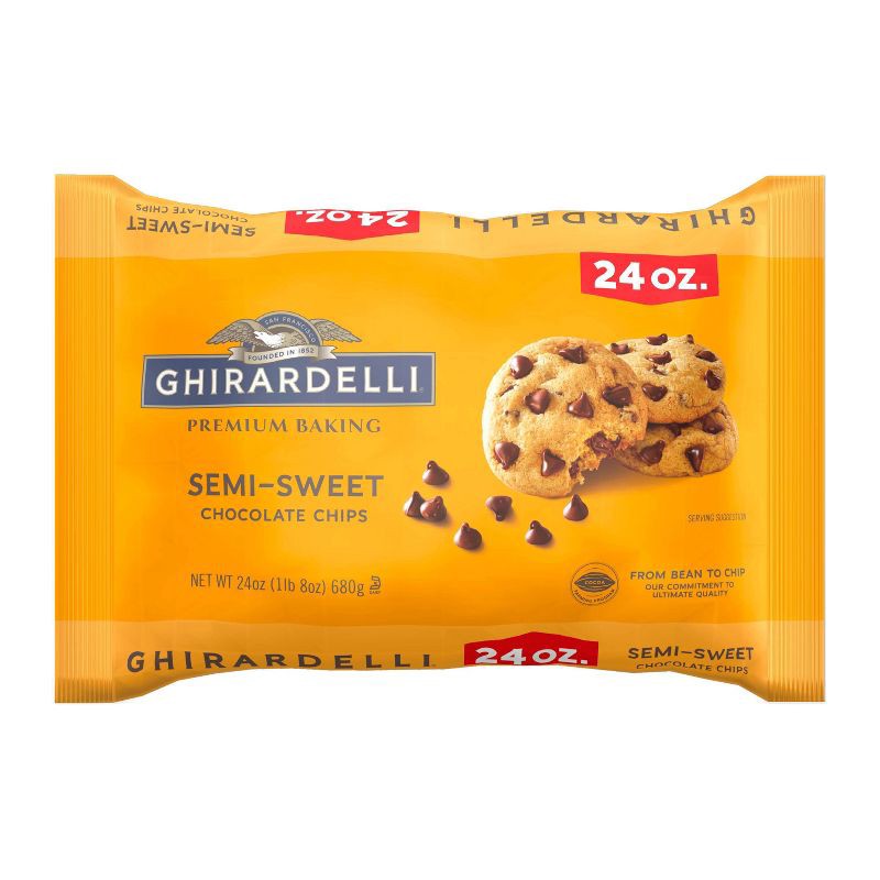 slide 8 of 9, GHIRARDELLI Premium Baking Semi-Sweet Chocolate Chips - 24oz, 24 oz