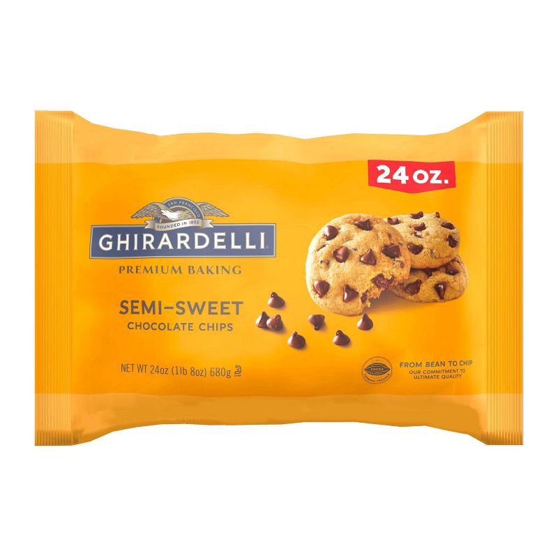 slide 1 of 9, GHIRARDELLI Premium Baking Semi-Sweet Chocolate Chips - 24oz, 24 oz