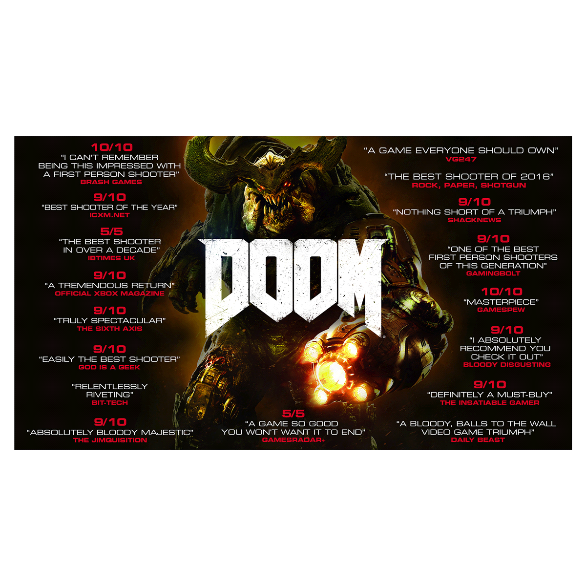 slide 4 of 5, Doom Xbox One, 1 ct