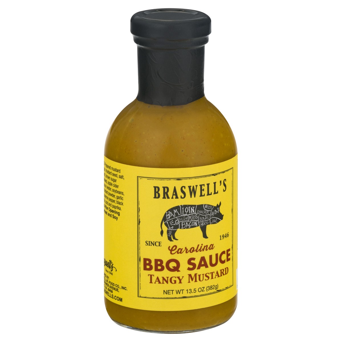 slide 8 of 12, Braswell's Tangy Mustard Bbq Sauce, 13.5 oz