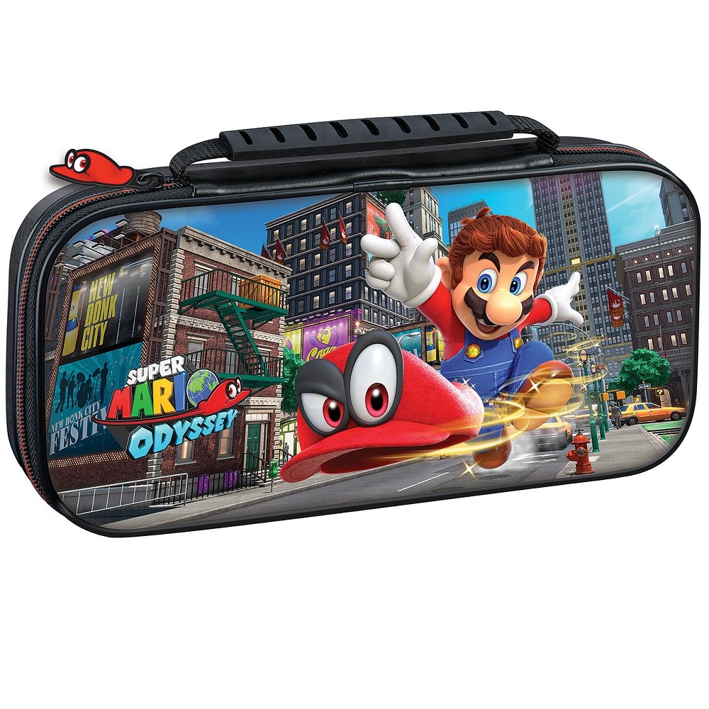 slide 3 of 5, RDS Industries Nintendo Switch Game Traveler Super Mario Odyssey Deluxe Travel Case, 1 ct