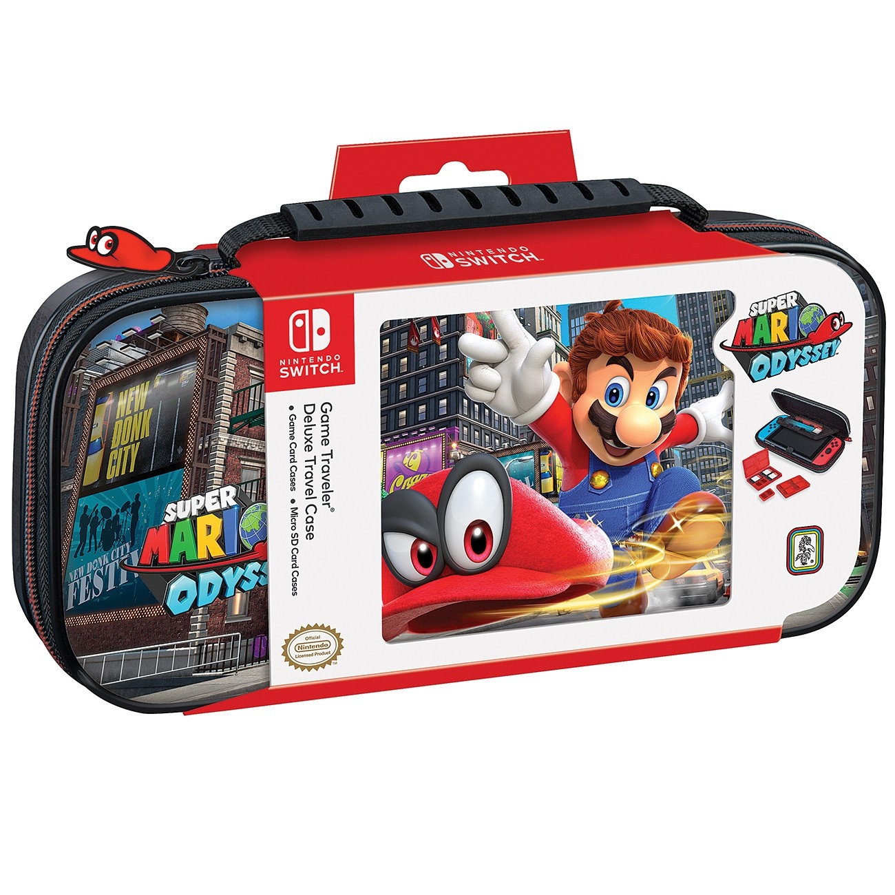 slide 1 of 5, RDS Industries Nintendo Switch Game Traveler Super Mario Odyssey Deluxe Travel Case, 1 ct