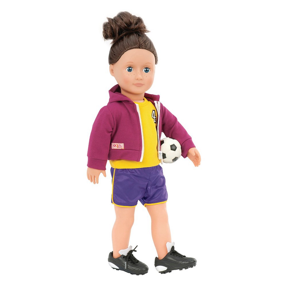 18 inch doll soccer outfit